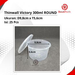 Thinwall Victory 300ml ROUND