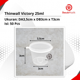 Thinwall Victory 25ml Sauce Cup