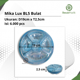 Mika Lux BL5 Bulat Sekat 5 (DUS)