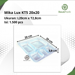 Mika Lux KT5 20x20 Kotak Sekat 5 (DUS)