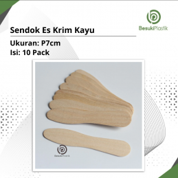 Sendok Es Krim Kayu (DUS)