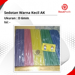 Sedotan Warna Anak Kembar Kecil
