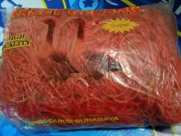 Karet Nilon Merah Bebek Medan