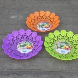 Piring Rotan Plastik Bunga